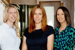 From left: Kirsty Thomas, Nicki Pickering and Claire Siviter