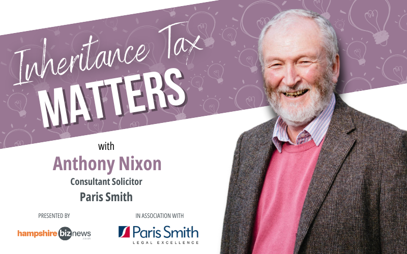 Inheritance Tax Matters banner with Anthony Nixon