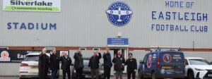Andys Man Club as guests of Silverlake Automotive Recycling at Eastleigh Football Club