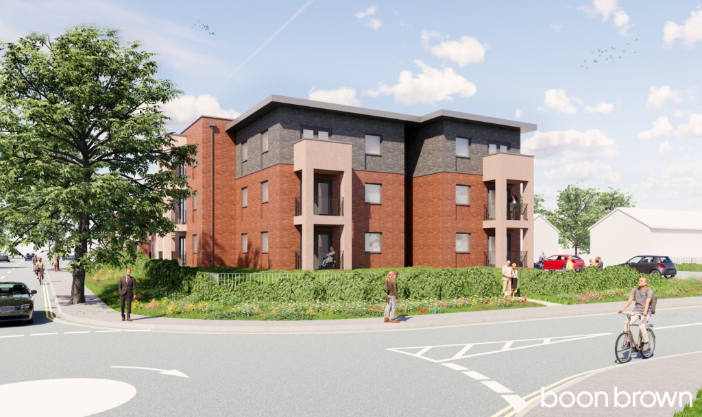CGI of Thorngate Churcher Trust's new assisted living scheme in Gosport